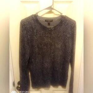 Banana Republic Snakeskin Cardigan Size Small